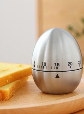Kitchen timer stainless steel cooking eggs 60 minutes mechan