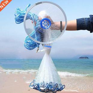 Deep Hole Cast Net Iron Pendant Hot Sale Fishing Net with Bl