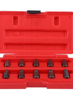 10Pcs/Box Screw Extractor Set Chromium Vanadium Steel 3.2-10