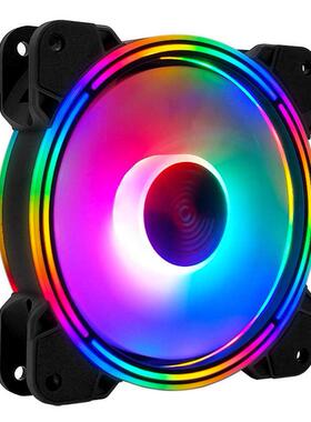 COOLMOON 120mm PC Computer Case Fan Ultra Silent RGB Cooling