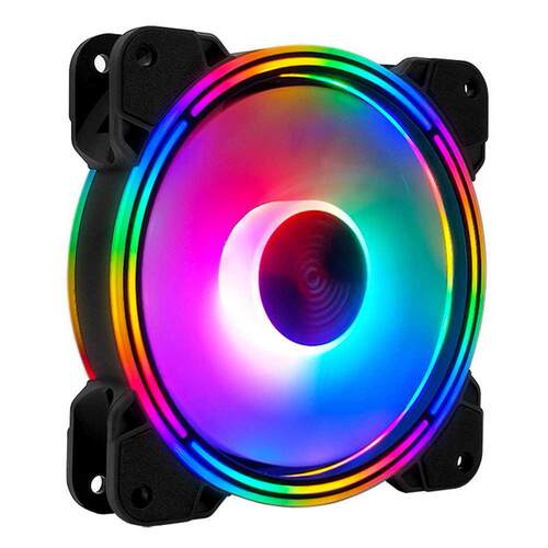 COOLMOON 120mm PC Computer Case Fan Ultra Silent RGB Cooling