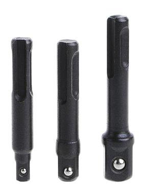 3pc Sds Drill Socket Driver Set 1/4 / 3/8 1/2 Chuck Adapt