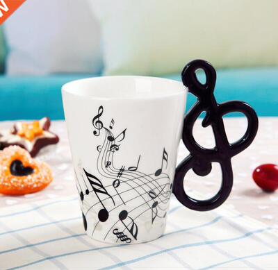 Creative Music Violin Style Guitar Ceramic Mug Coffee Tea Mi