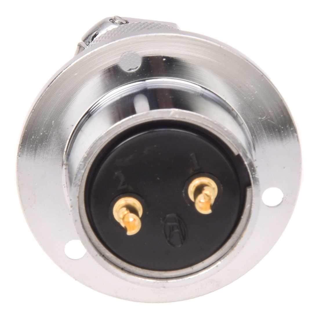 2-Pin Electrical Deck Plug Circular Cable Connector 400V 25A