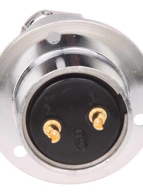 2-Pin Electrical Deck Plug Circular Cable Connector 400V 25A