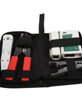 4 In 1 Network Cable Tester RJ45 RJ11 Cable Tester+Crimping