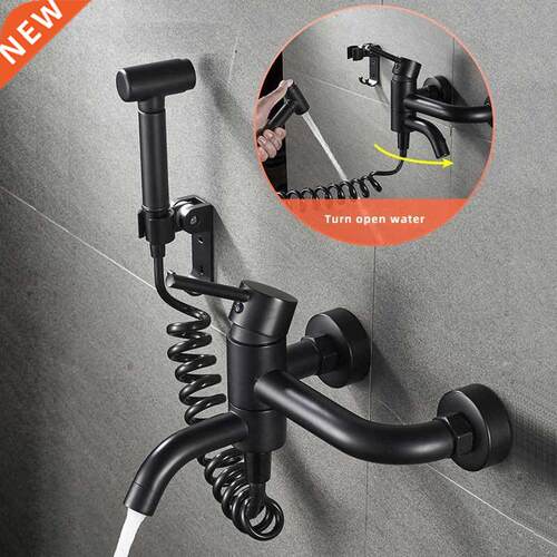 Black Toilet Portable Bidet Shower head Handheld Bidet spra