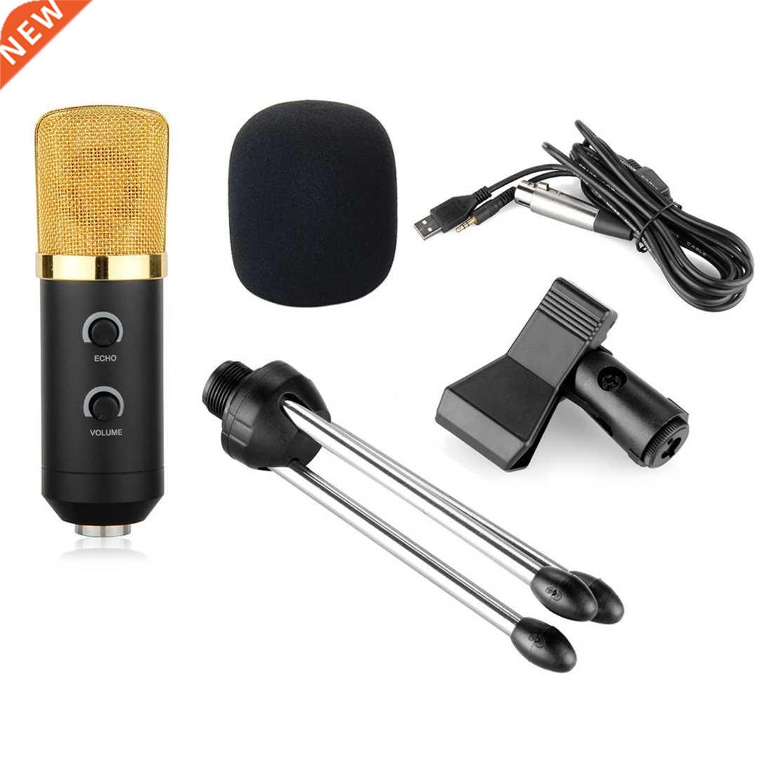 Dynamic USB Podcast Condenser miniphone PC Recording MIC + S