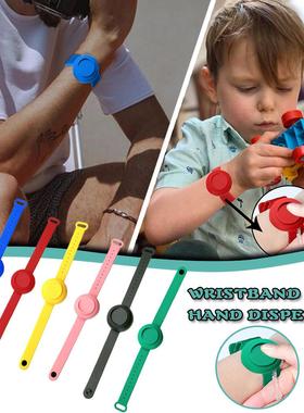 Silicone Wristband Hand Sanitizer Bracelet Disinfectant Repe