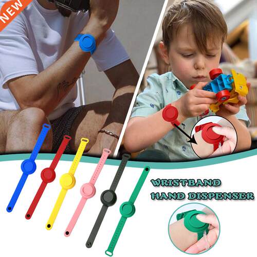 Silicone Wristband Hand Sanitizer Bracelet Disinfectant Repe
