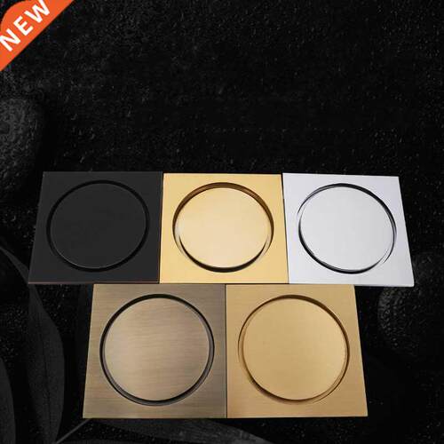 10x10cm Floor Drain Brass Square Pop up Floor Drain Floor
