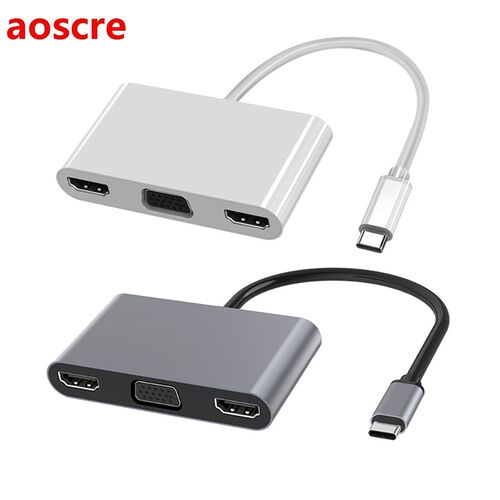 5 in 1 USB-C Hub Type-C to HDMI Convertor Type-C to VGA USB