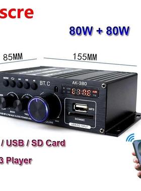 2*80W Bluetooth-Compatible FM Radio Mp Decoder Audio Power