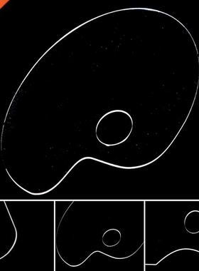 Clear Acrylic Artist Paint Mixing Palette Makes Cleanup Wate