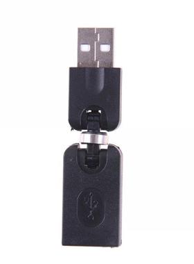 1pcs Black USB 2.0 Male To Female 360 Degree Rotating USB Ad