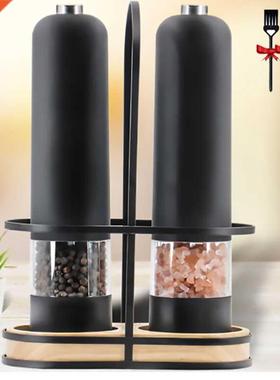 Electric Pepper Mill Automatic Salt Pepper Grinder With Led