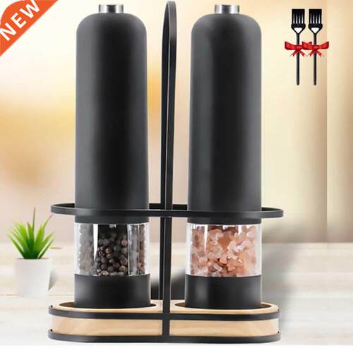 Electric Pepper Mill Automatic Salt Pepper Grinder With Led