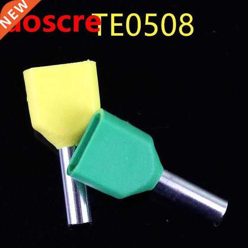 1000PCS/Lot TE0508 twns Dual Bootlace Ferrule temnator cab