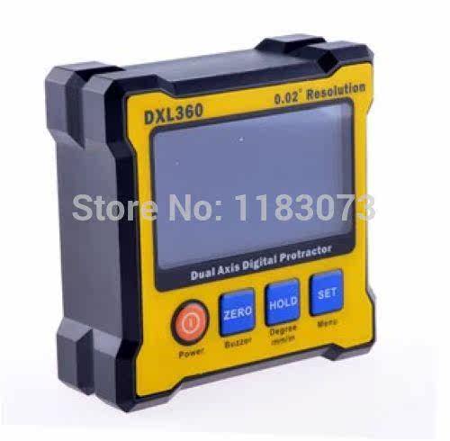 High Accuracy Dual Axis Digital Angle Protractor Angle Meter