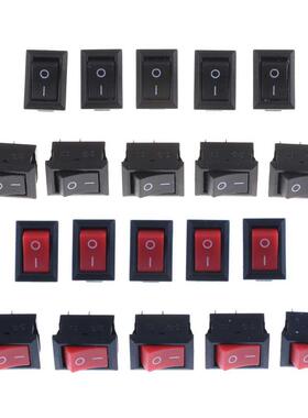10 pcs/lot KCD1 15*10mm 2PIN Boat Rocker Switch SPST Snap-in