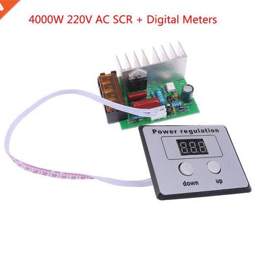 4000W AC 220V SCR Voltage Regulator Motor Speed Temperature