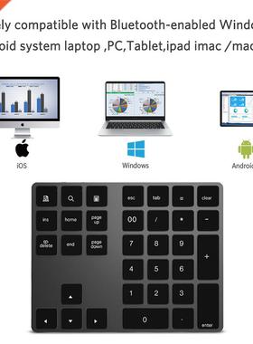 Mini Keybod Aluminum Wireless Numeric Keybod BT Keybod