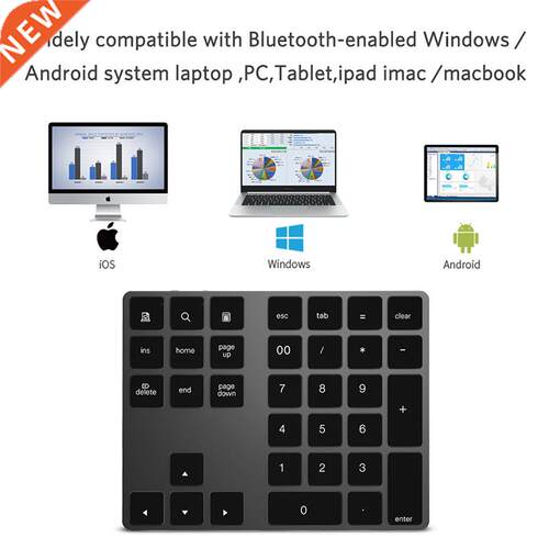 Mini Keybod Aluminum Wireless Numeric Keybod BT Keybod