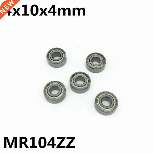 10Pcs MR104ZZ L-1040ZZ 4x10x4 mm Deep groove ball bearing Mi