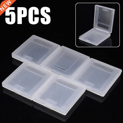 5x Transparent Plastic Game Card Cases Cartridge Dust Cover