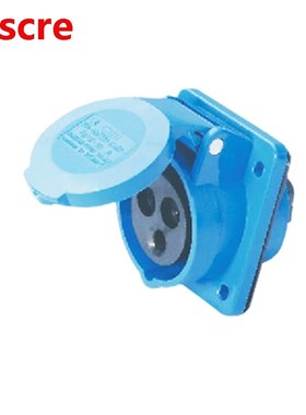 16A 3Pin industrial hide Inclined socket connector SF-413 co