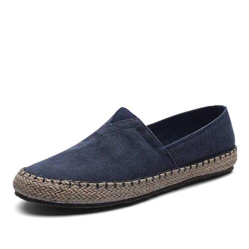 High Quality Espadrilles Footwear Men	s Flat Shoes Hemp L