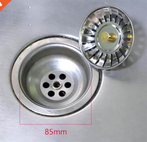 New Stainless Steel Waste Plug Sink Filter Hair Catcher Drai