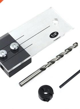 Dowel Jig Acrylic Hardened Steel Pocket Hole Jig 1/4 Inch Dr