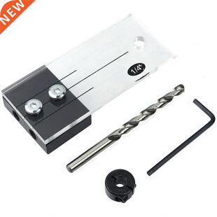 Dowel Jig Acrylic Hardened Steel Pocket Hole Jig 1/4 Inch Dr