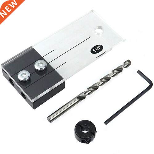Dowel Jig Acrylic Hardened Steel Pocket Hole Jig 1/4 Inch Dr