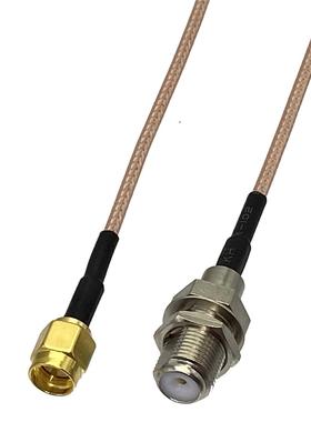 1pcs RG316 F TV Female Jack Bulkhead Nut to SMA Male Plug RF