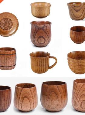 New Wooden Big Belly Cups Handme Natural Spruce Wood Cups