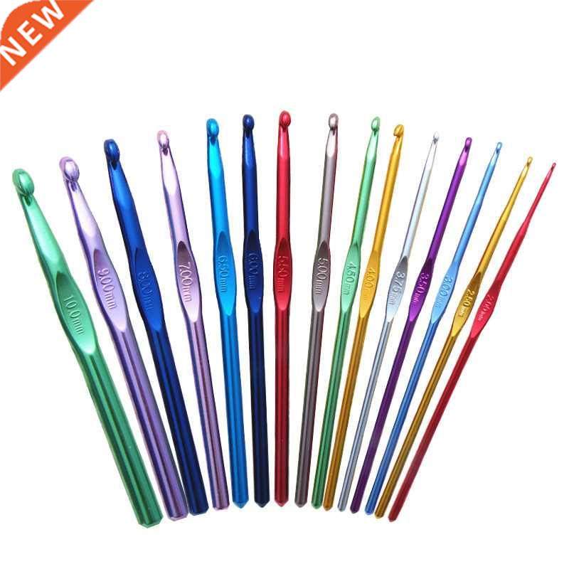 12pcs/set Crochet Hook Set Handle Knitting Needles 2/2.5/3/3