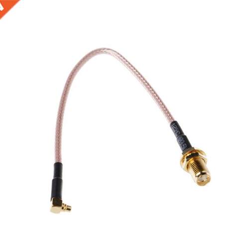 RF RP SMA Female to MMCX Male Right Angle Pigtail Cable RG1