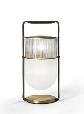 Nordic simple personality designer metal living room table l