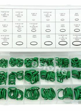 Green 270Pcs 18 Sizes O-ring Kit Metric O ring Seals Nitrile