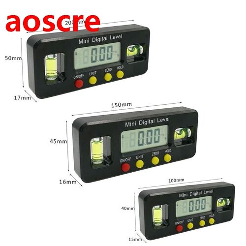 Digital Protractor Inclinometer Level Box Waterproof Angle F