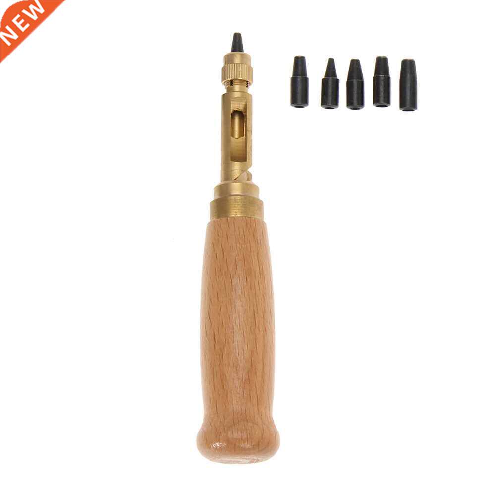 6 Tip Size 1.5 4mm Screw Hole Punch/Auto Leather Tool Book