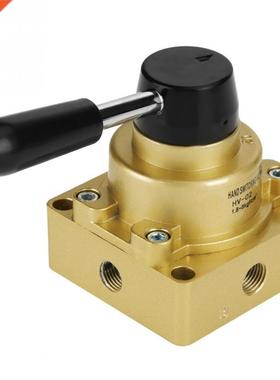 Hand Valve HV-02 PT 14 Port 3 Postons 4 Ways Ar Hand Leve
