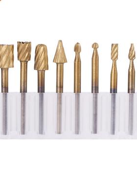 10pcs Hgh Speed Steel Burrs Rotary Fles Woodworkng Carvn