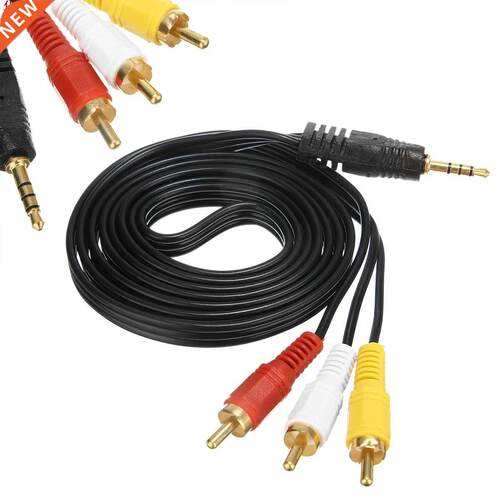 1.5M 3.5mm Jack Plug Male to 3 RCA Adapter 3.5 to RCA Male A
