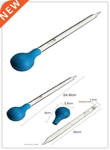 Dropper Pipet With Scale Line Blue&Transparent Hot Rubbe