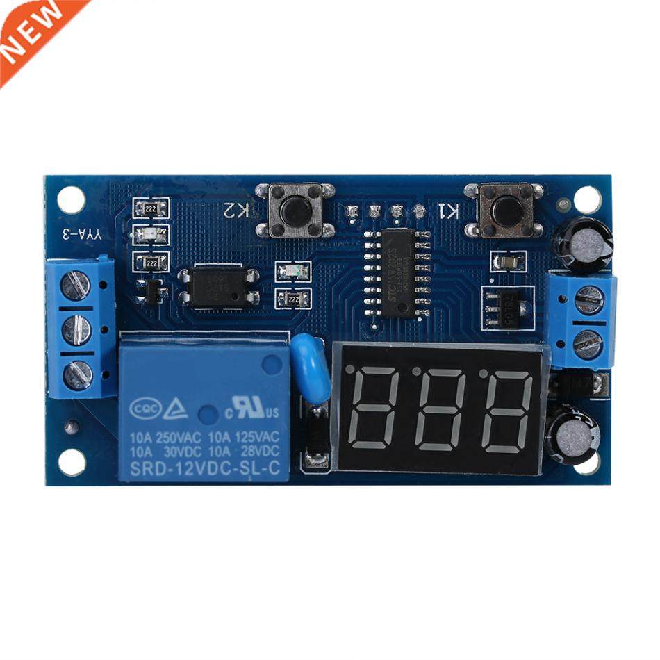 DC 12V Cycle Delay Timer Switch Relay Module Board Infinite