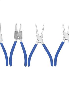 4PCS/Lot 7inch Long Nose Circlip Pliers Set Professional Ext