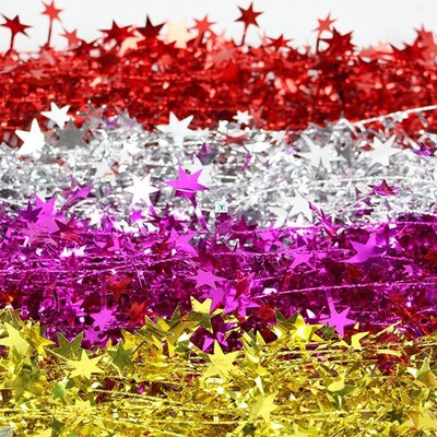 Five-pointed star 7.5M iron wire star drawing Flower iron